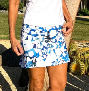 New Amy Sport Marisa Pleated Golf Skort - Sky- Petite MSP$160
