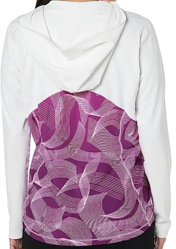 New Annika by Cutter & Buck 3/4 Zip Restore Top w/ Hood Size L MSP$85