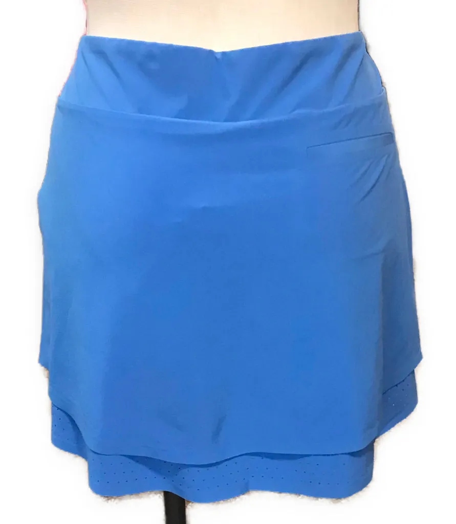 New Annika by Cutter & Buck Sport Blue Golf Skort Size XL MSP$98