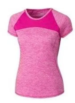 New Annika Hot Pink Heather T-Shirt Size L. MSP$60