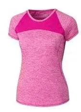 New Annika Hot Pink Heather T-Shirt Size L. MSP$60