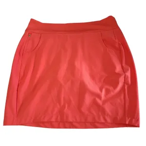 New Antigua Coral Pull-On Skort Size L MSP $59