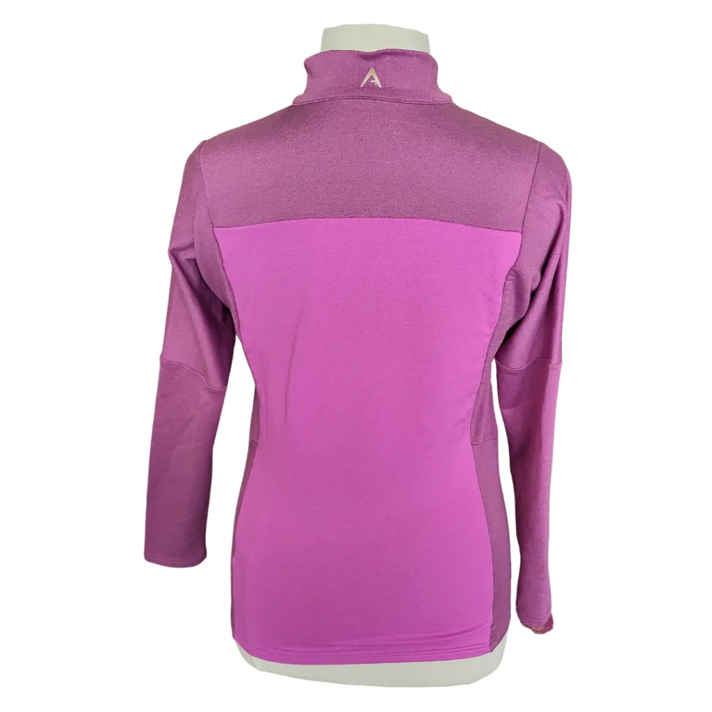 New Antigua Two Tone Pink Zip Pullover with Logo  MSP$75