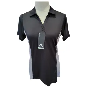 New Antigua Venture Polo in Black/White Size S