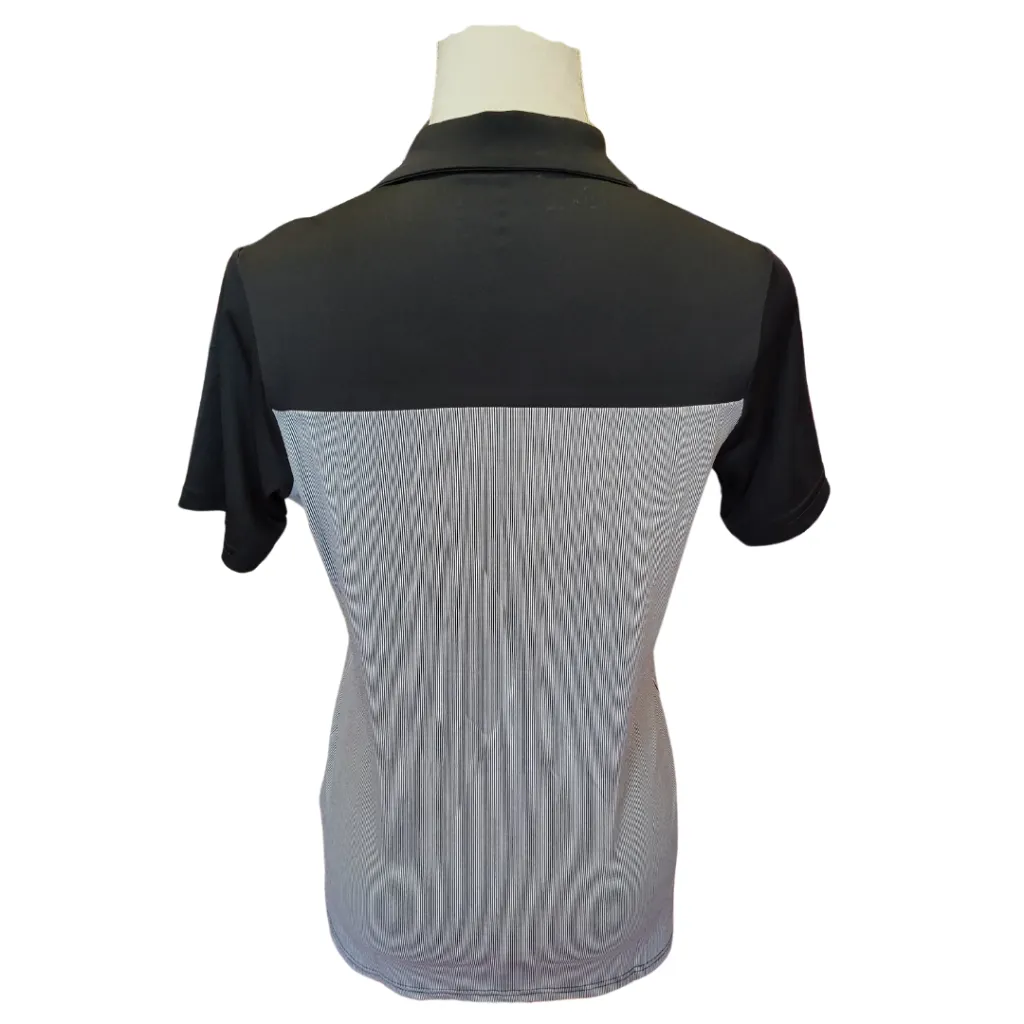 New Antigua Venture Polo in Black/White Size S