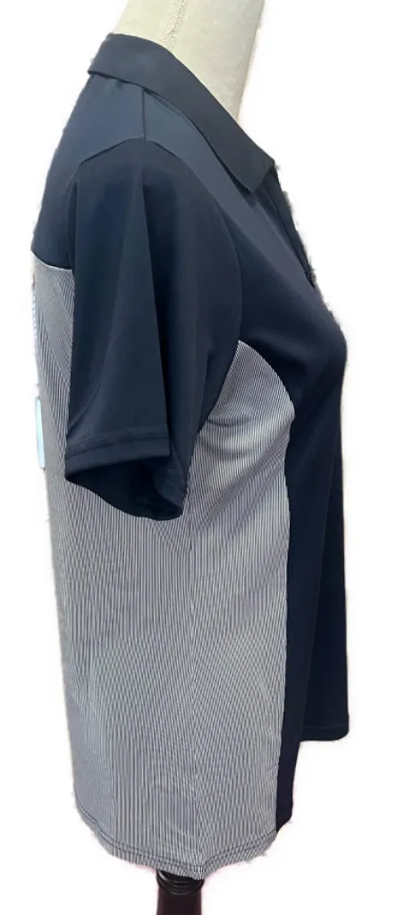 New Antigua Venture Polo In Navy/White  Size M