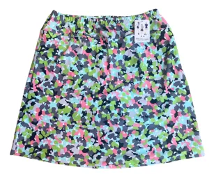 New B-Skinz Pull-on Skort in Lime, Blue, Pink, Gray & Black Size M. MSP$88