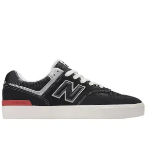 New Balance - 574 Shoes Black/White