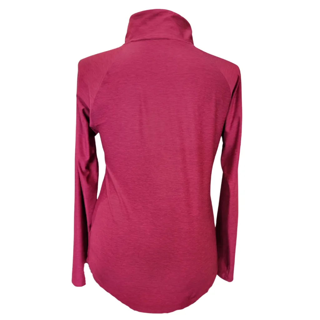 New Balance Red Heather 1/4 Zip Women's Pullover Size L