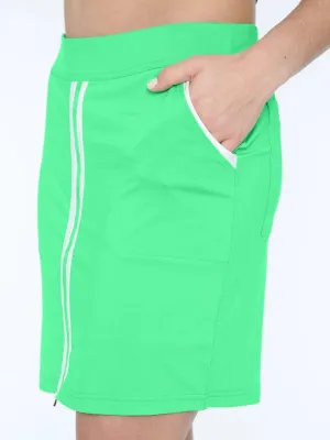 New Belyn Key Zip Front Skort Kiwi Size M MSP$112