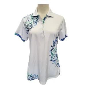 New Bermuda Sands Belle Polo - White Size M