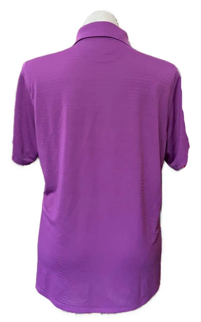 New Bermuda Sands Lady Shadow Polo - Violet Size 2XL MSP $50