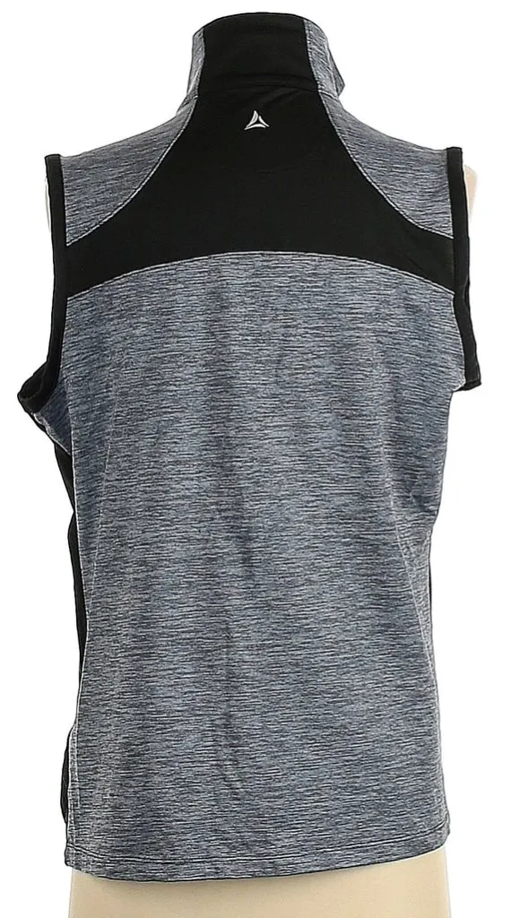 NEW Bermuda Sands Women's Heather Gray w/Black Accents Golf Vest Size S MSP$75