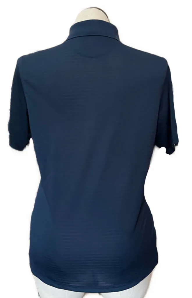 New Bermuda Sands Womens Polo- Lady Shadow Navy Size XL