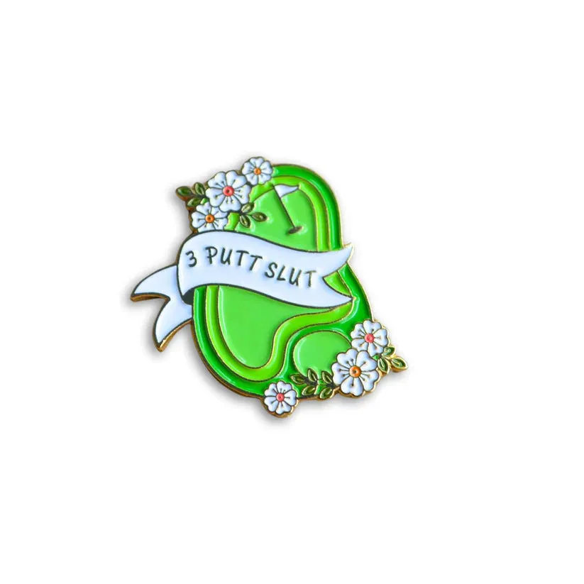New Birdie Girl 3-Putt Slut Ballmarker  & Hat Clip