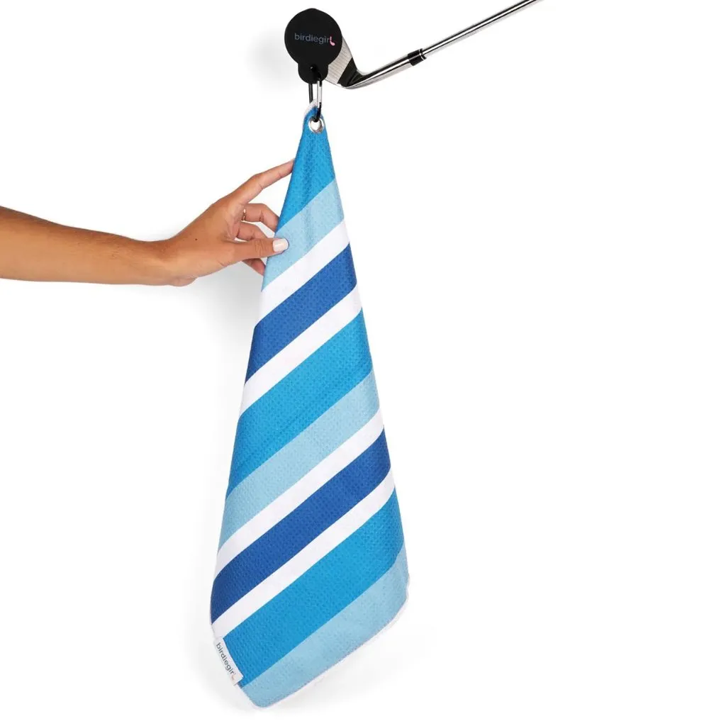 New Birdie Girl Blue Azalea Golf Towel