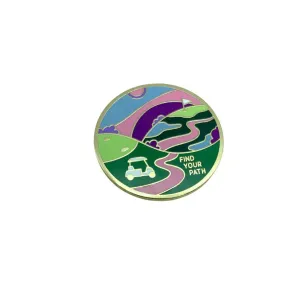 New Birdie Girl Find Your Path Ball Marker & Hat Clip