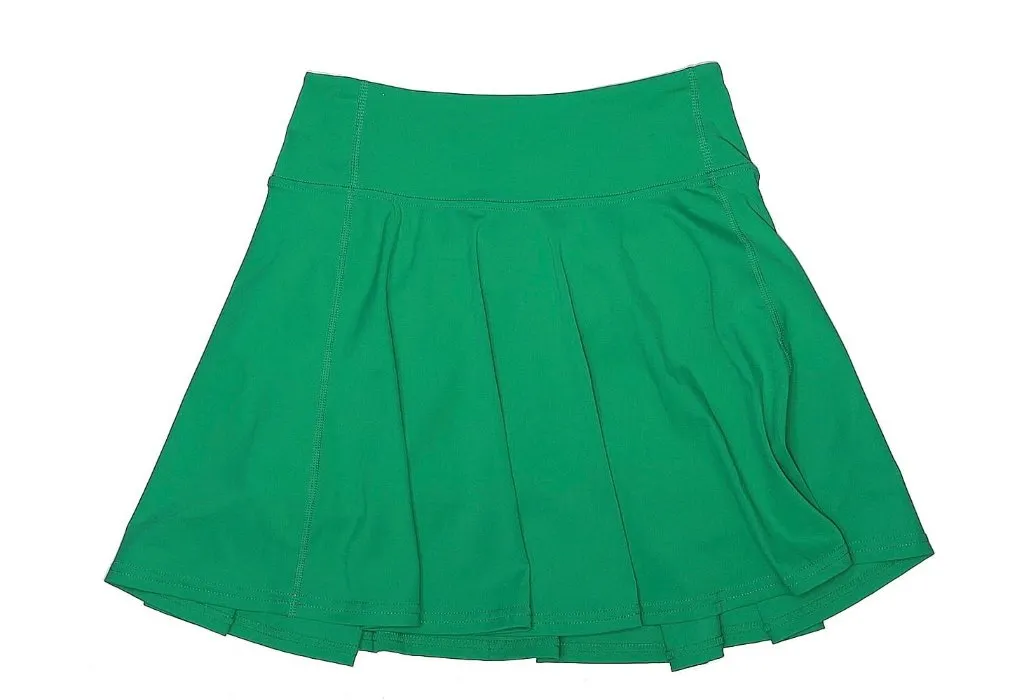 New Calliope Green Pleated Golf Skort Size XS MSP$88
