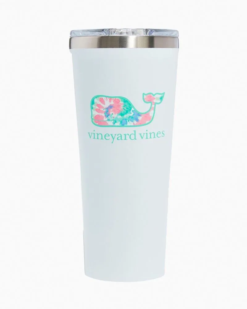New Corkcicle Tumbler - 24oz Vineyard Vines Tie Dye Whale MSP$34.95