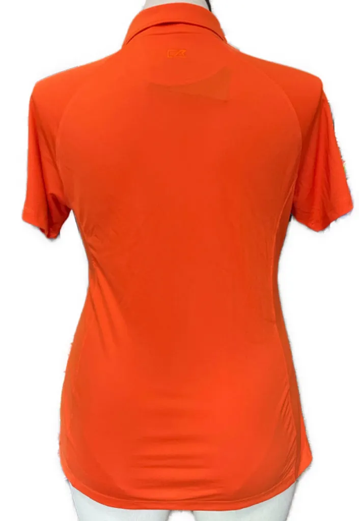 New Cutter & Buck Northgate Short Sleeve Womens Polo - College Orange Size L