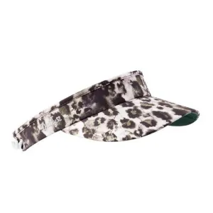 New Daily Sports Arielle Animal Moss Green Golf Visor MSP$44