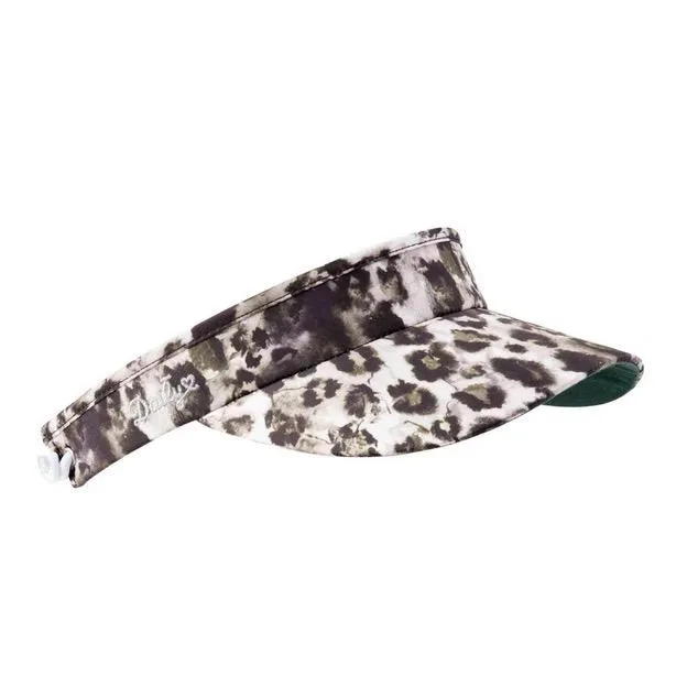 New Daily Sports Arielle Animal Moss Green Golf Visor MSP$44