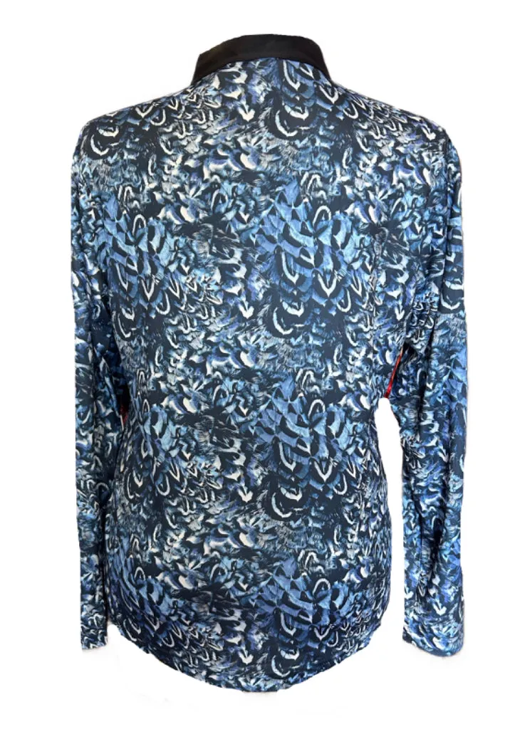 New Daily Sports Blue Silja 1/4 Zip Pullover Size XXL MSP $117