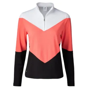 New Daily Sports Ebba Black Long Sleeve Golf Top Size XS MSP$
