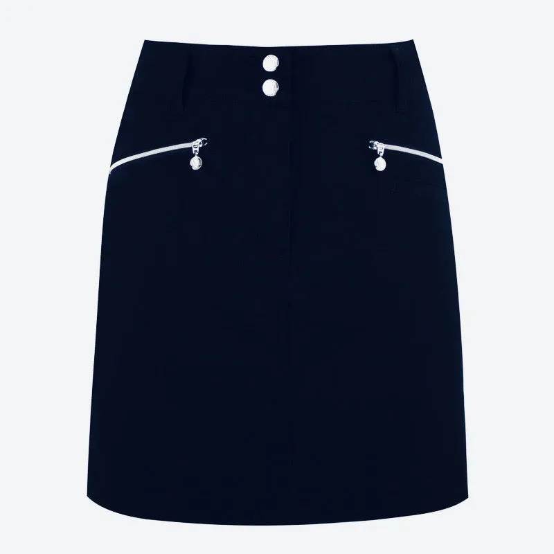 New Daily Sports Glam Golf Skort - Navy 18" MSP$135