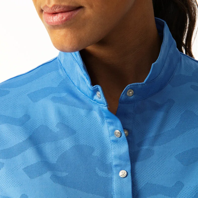 New Daily Sports Jess Came Short Sleeve Golf Blue  MSP$89.50