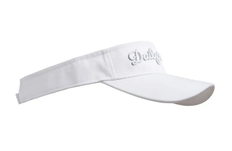 New Daily Sports White Logo Golf Visor MSP$44