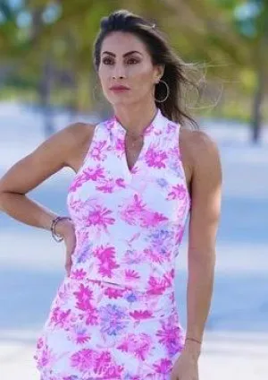 New Ella Belle Racerback Golf & Tennis Top - Fresh Flowers MSP$70