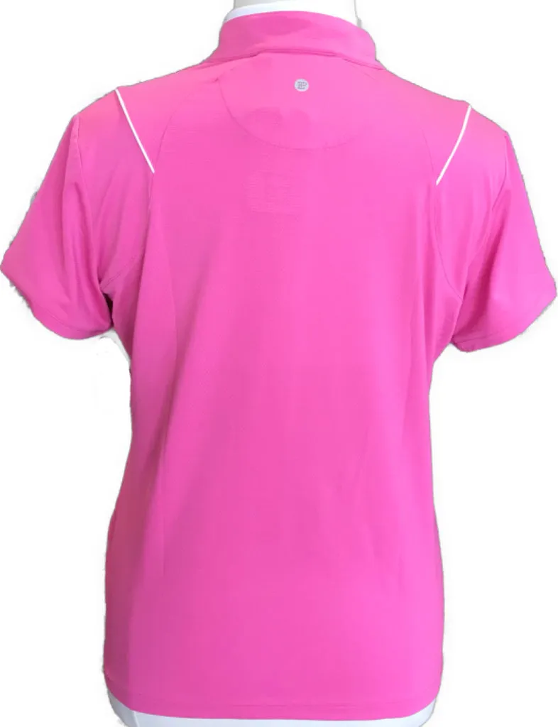 New EP NY Pink Y Neck Polo