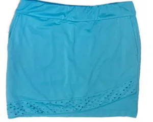 New EP Pro Laser Cut Skort in Fiji Blue Size S MSP$80