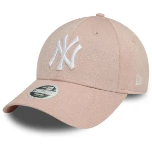 New Era Womens 9FORTY New York Yankees Cap - Pastel Pink