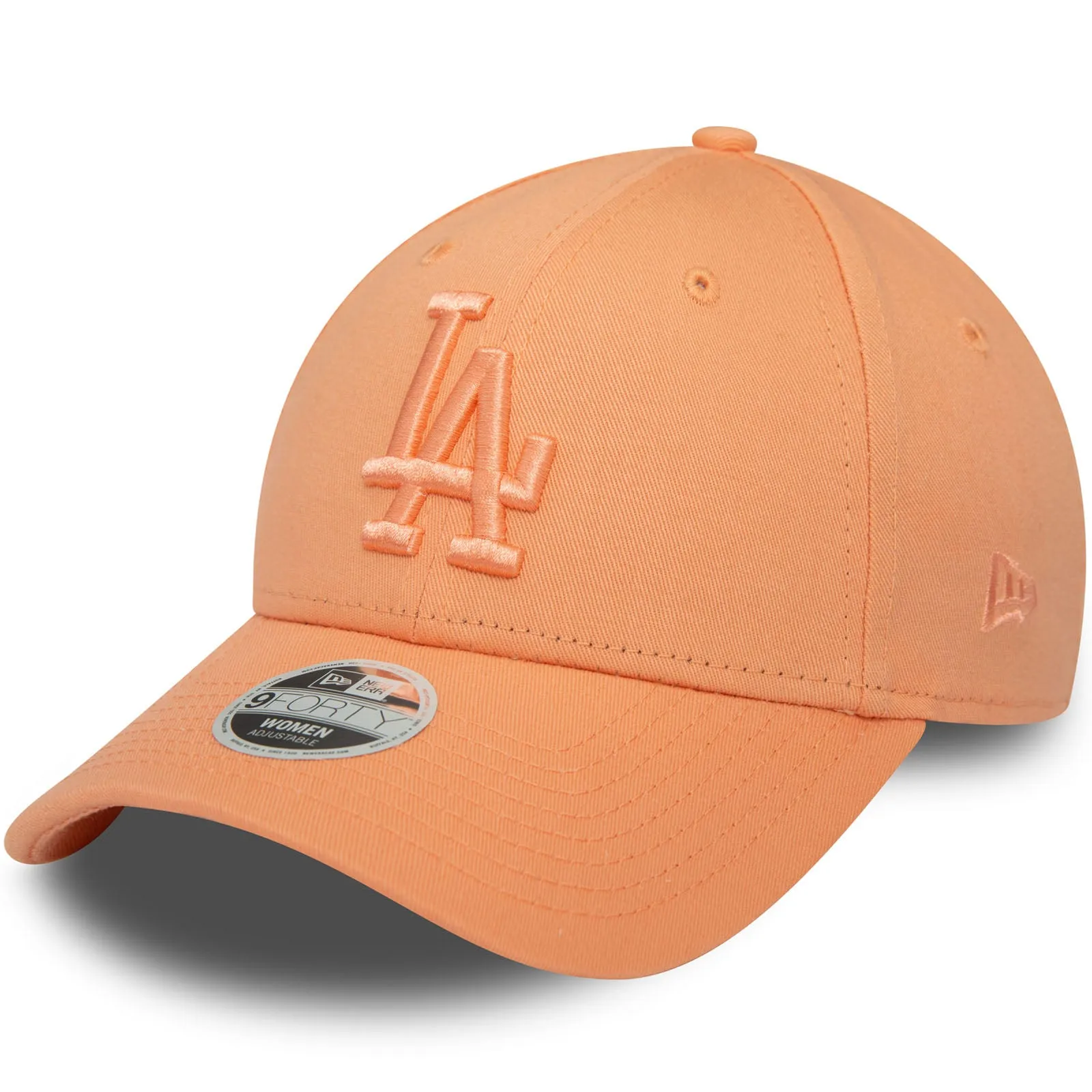 New Era Womens LA Dodgers League Essentials 9FORTY Cap - Peach