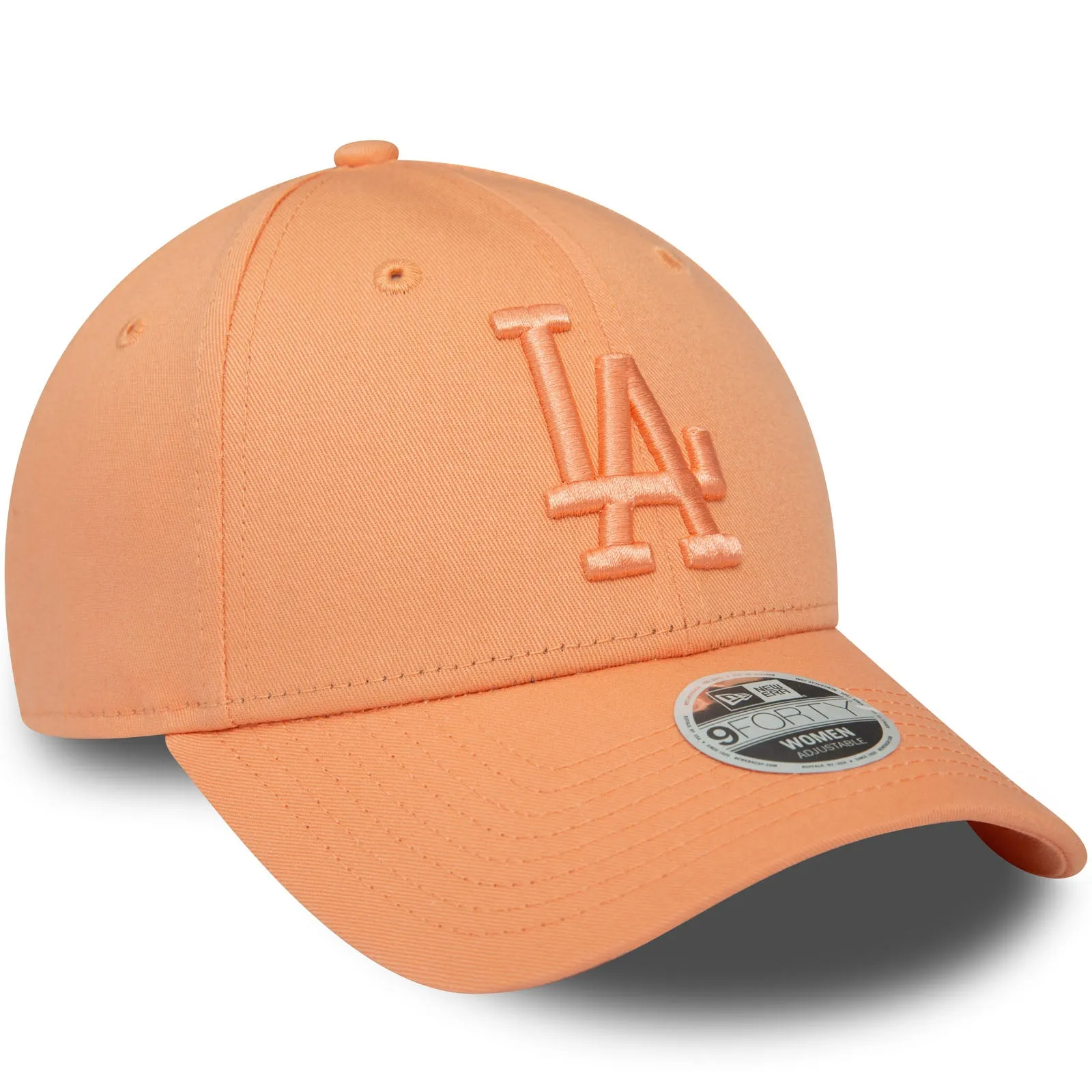 New Era Womens LA Dodgers League Essentials 9FORTY Cap - Peach