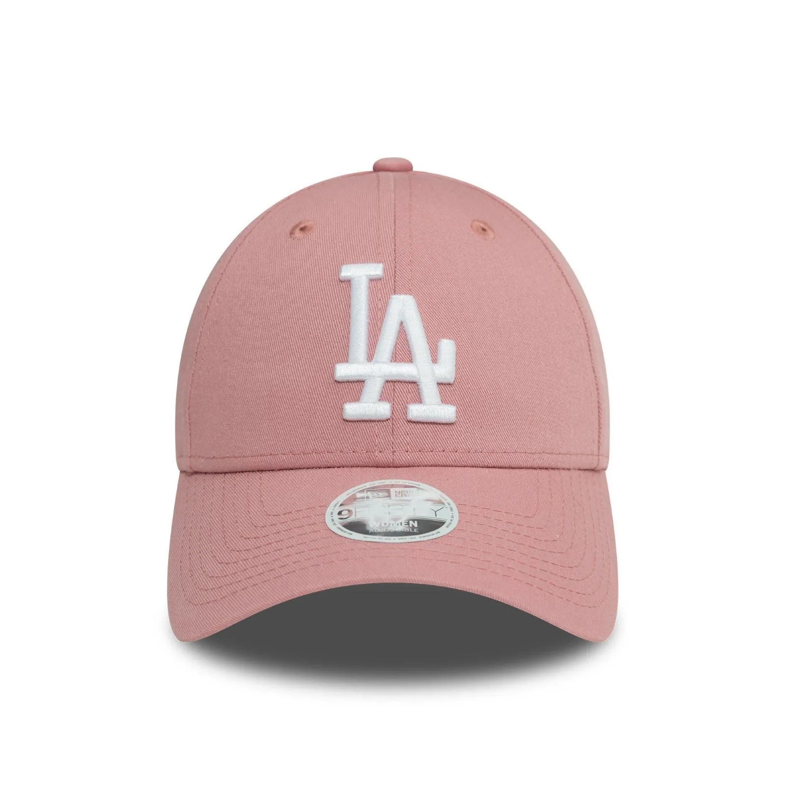 New Era Womens Los Angeles Dodgers 9FORTY League Essential Baseball Cap - Dark Pink - OSFM