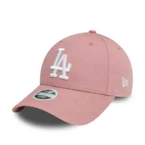 New Era Womens Los Angeles Dodgers 9FORTY League Essential Baseball Cap - Dark Pink - OSFM