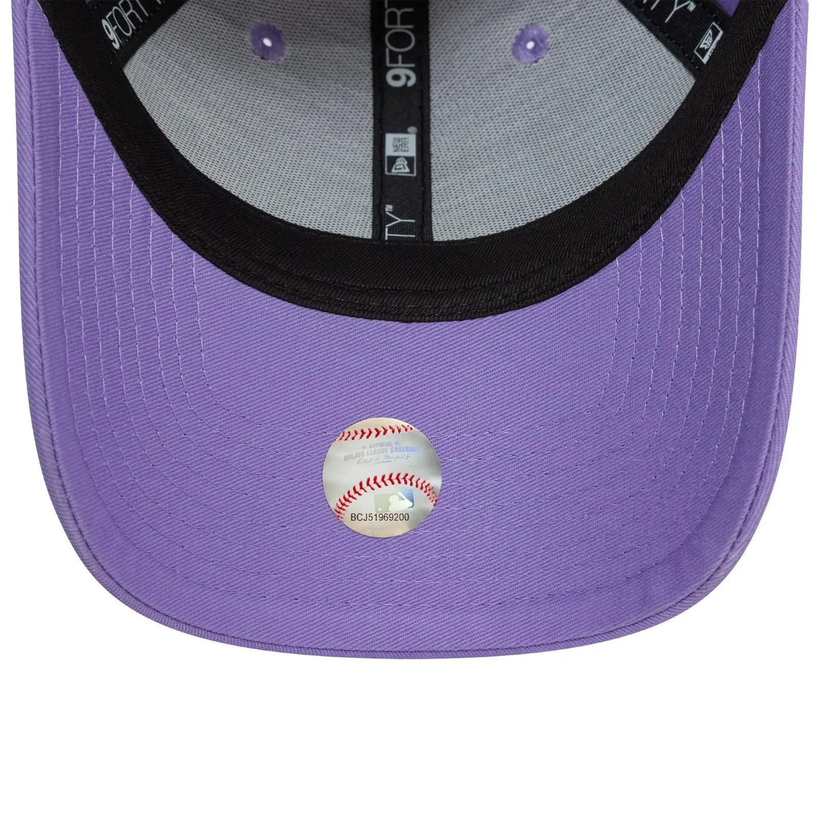New Era Womens Los Angeles Dodgers 9FORTY League Essential Baseball Cap - Med Purple - OSFM