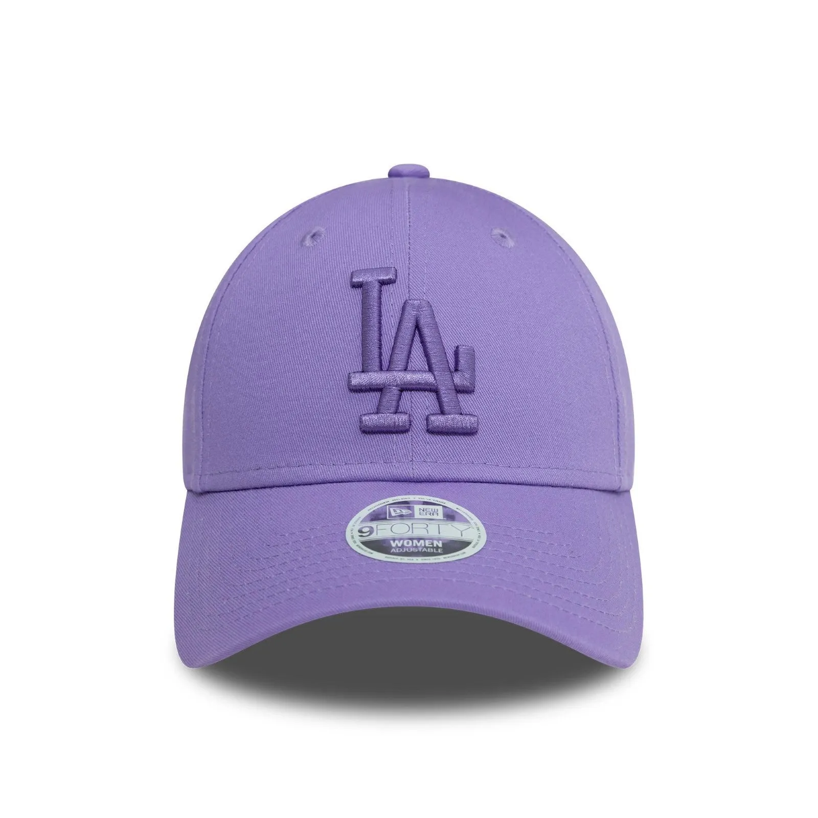 New Era Womens Los Angeles Dodgers 9FORTY League Essential Baseball Cap - Med Purple - OSFM