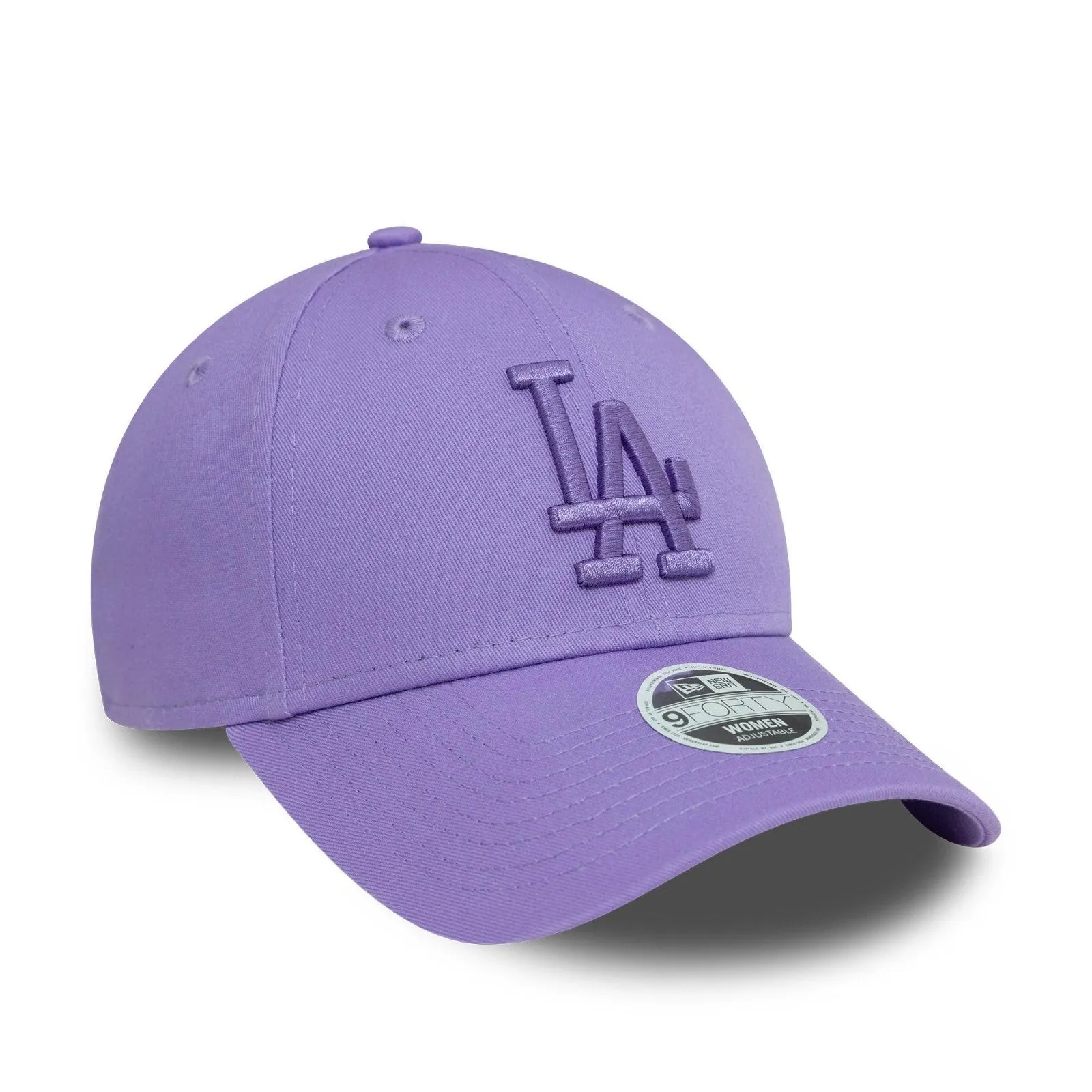 New Era Womens Los Angeles Dodgers 9FORTY League Essential Baseball Cap - Med Purple - OSFM