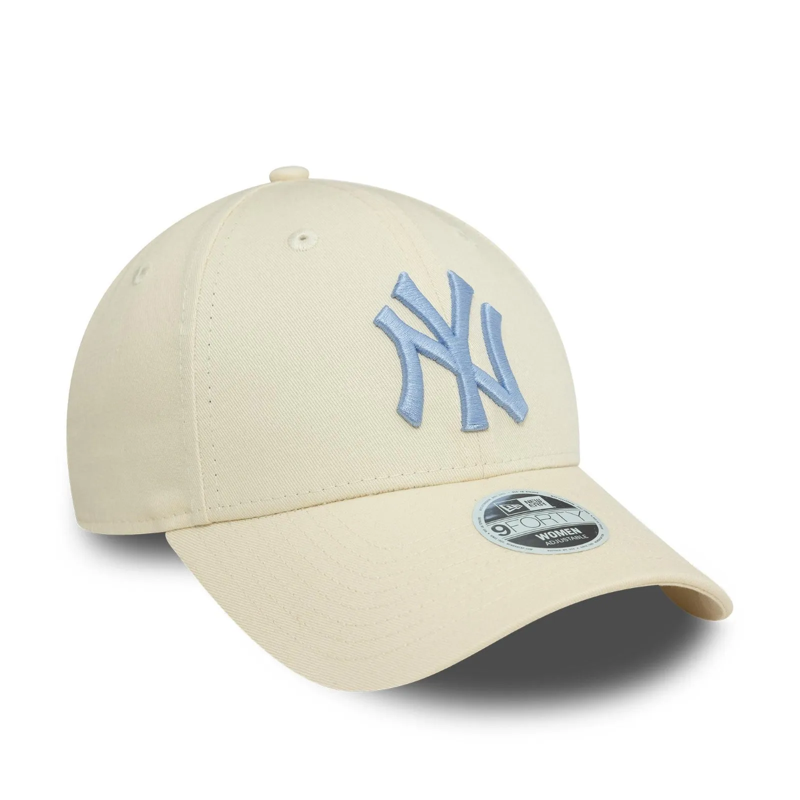 New Era Womens New York Yankees 9FORTY League Essential Baseball Cap - Light Beige - OSFM