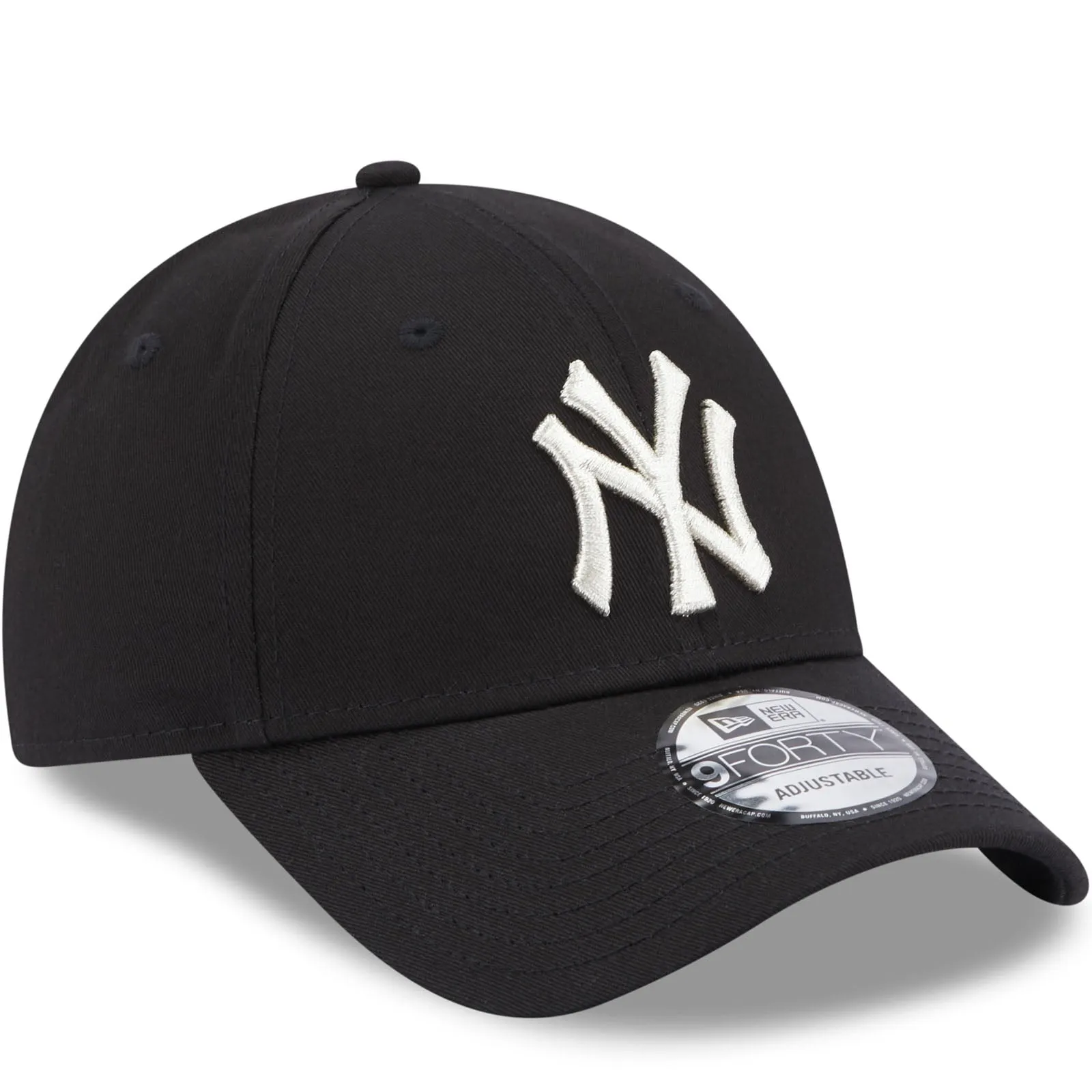 New Era Womens New York Yankees MLB 9FORTY Baseball Cap - Black