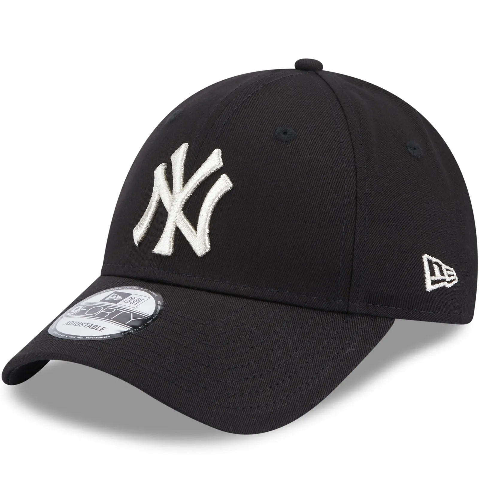 New Era Womens New York Yankees MLB 9FORTY Baseball Cap - Black