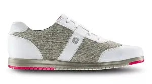 New Footjoy Casual Collection In Gray/White/Pink Size 7.5  MSP$135