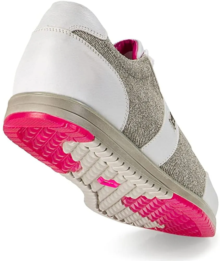 New Footjoy Casual Collection In Gray/White/Pink Size 7.5  MSP$135