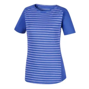 New Footjoy Crew Neck Dark Purple & White Striped Shirt MSP$72