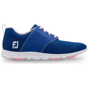 New Footjoy Enjoy Spikeless Shoes in Blue/Pink Size 8.5