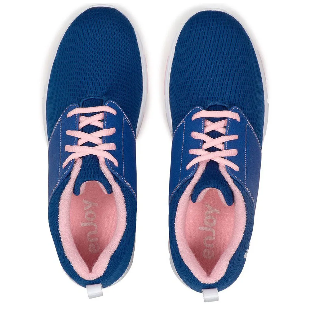 New Footjoy Enjoy Spikeless Shoes in Blue/Pink Size 8.5